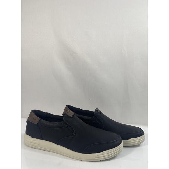 Nunn Bush City Walk Slip Shoes Mens Size 8.5 Black Slip On Casual KORE New Box main image 8